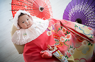 写真館 スタジオ アンジェのお宮参り撮影メニュー